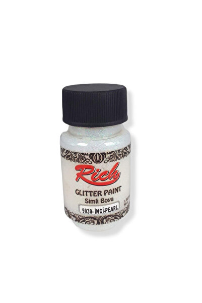 Rich Simli Boya Glitter Paint 50 cc İnci 9030