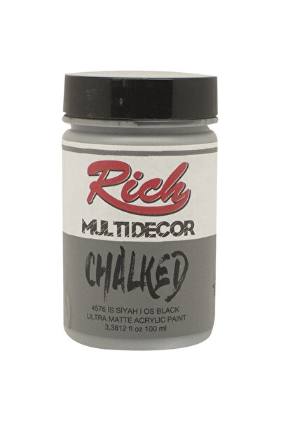Rich Multi Decor Chalked Akrilik Boya 100 cc İs Siyah 4576