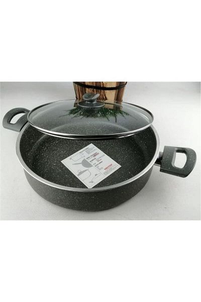 Mehtap 30cm Wide Flat Pot