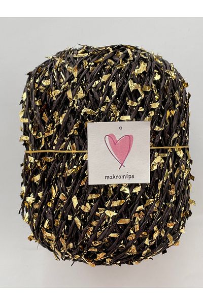 Makromİps Premium Metallic Confetti - Glittery Shiny Polyester βραδινό φόρεμα τσάντα και καπέλο Raffia (50gr/m+-5)