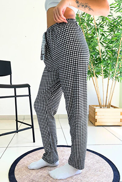 Farya Home Dreamy Soft Velvet Textured Patterned Suede Pajama Pants