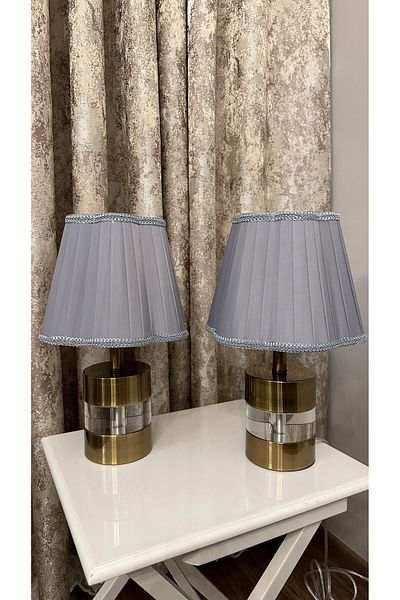 AbajurAksesuar Johnny Bronze Double Lampshade