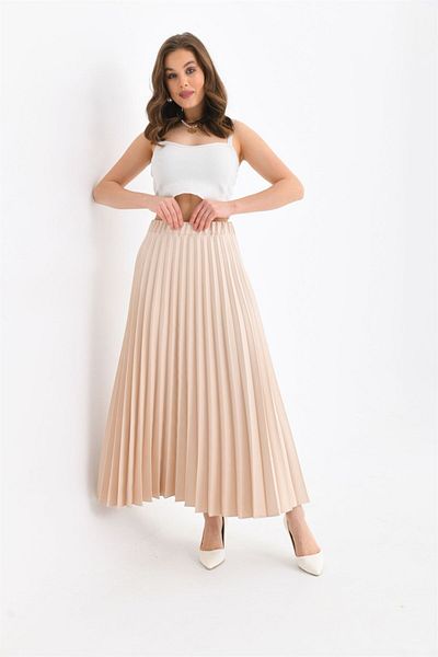 FTZ WOMEN Fustă plisată damă Stone 30390
