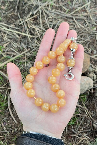 TESBİHKENTİ Set de mărgele de rugăciune de chihlimbar cu 17 bucăți de culoare...