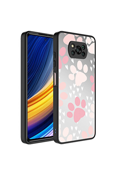 noktaks Poco X3 / Poco X3 NFC / Poco X3 Pro Kılıf Aynalı Desenli Kamera Korum...