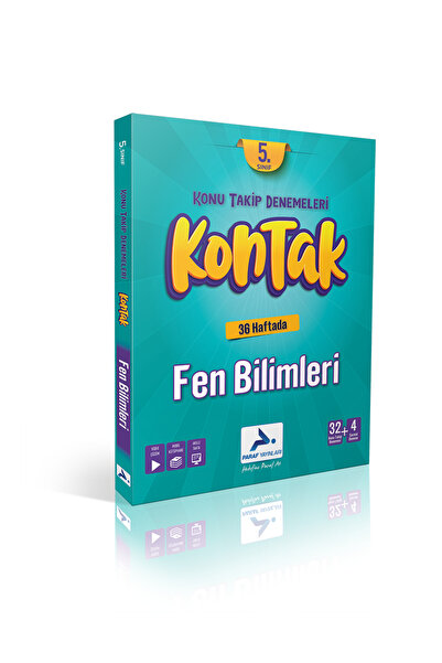 paraf yayınları Paraf Yayınları 5. Sınıf  Kontak 36 Haftada Fen Bilimleri