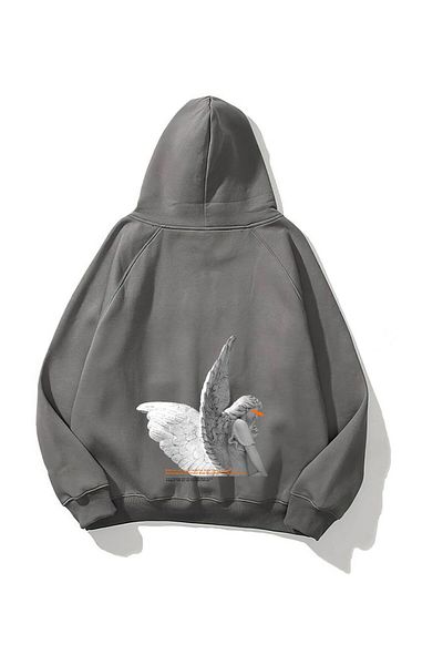 The Champ Clothing Smoked Unisex Hoodie - Hooded, Sculpture Printed Fleece Art Work φούτερ