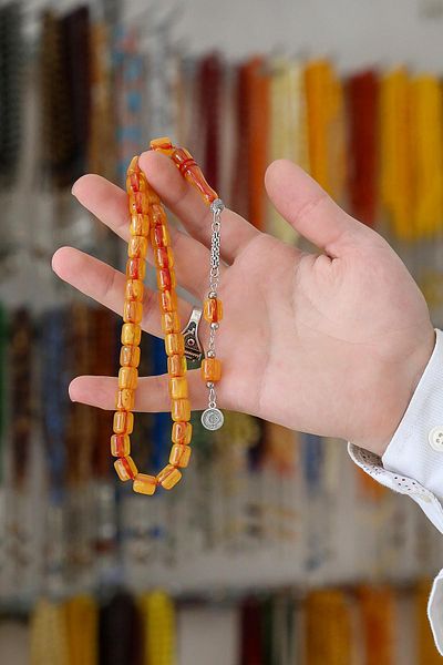 TESBİHKENTİ Molto Bella Color și Pudră de tranziție de vânătoare de chihlimbar Tasbih