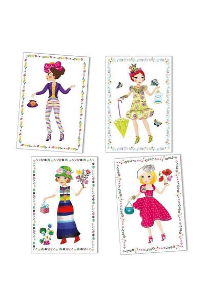 djeco Paper Dress up Set / Massive Fashion