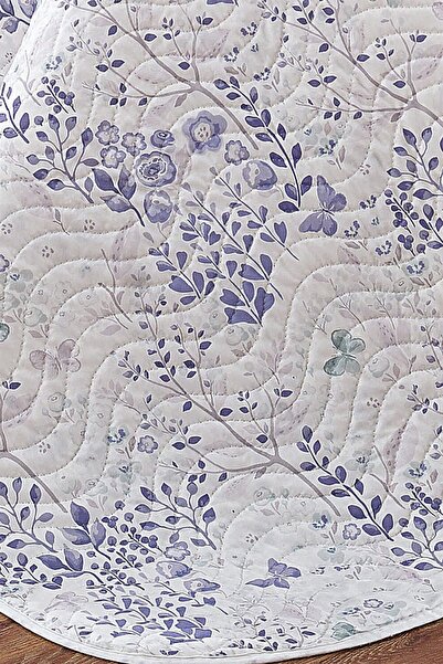 FAVORA Coverlet Lilac Double Quilted Bedspread Set - Lilac