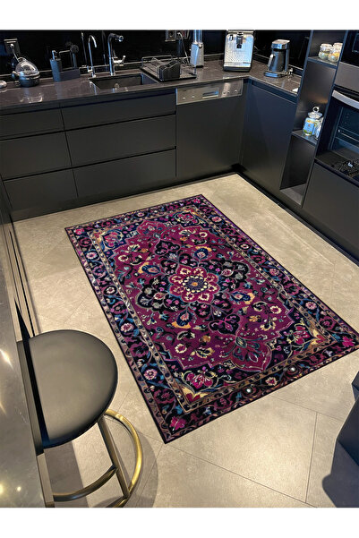 Rugs Modern Halı سجادة زخرفية عتيقة من مجموعة باريس بنمط تقليدي باللونين الأر...