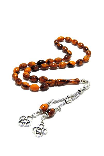 TESBİHKENTİ Μαρλάινο χρώμα που δεν μαυρίζει Κεχριμπάρι σε σκόνη με φούντες