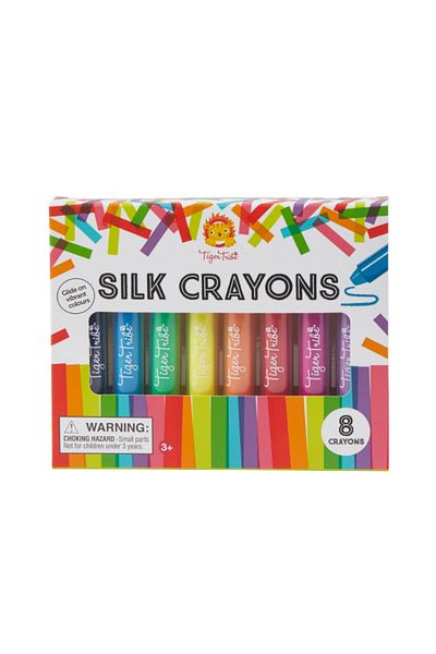 Tiger Tribe 8 Pack Pastel Crayons