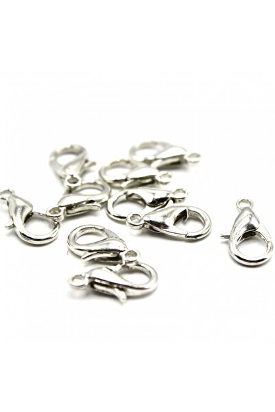 bidoluhobi 10 bucăți agrafe pentru colier cu brățară mare din argint