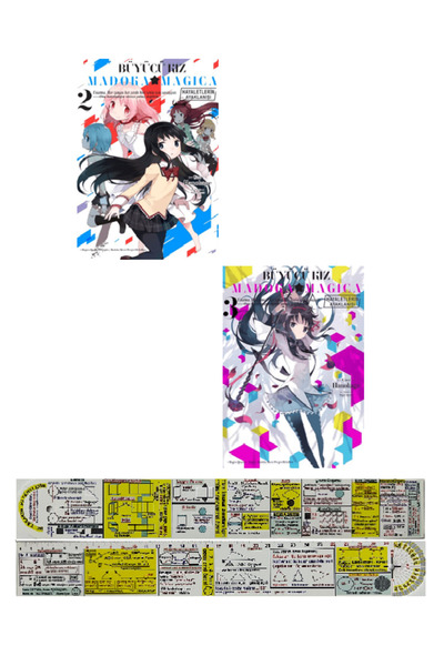 Komik Şeyler Büyücü Kız Madoka Magica Hayaletlerin Ayaklanışı 2-3. Ciltler Ma...
