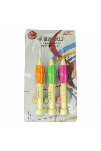 Yabalı Punch Needle Set of 3