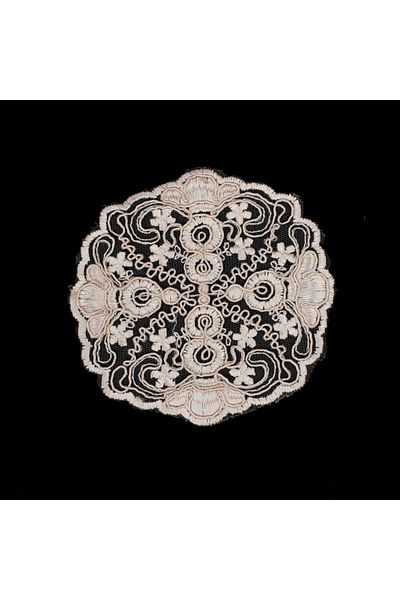 bidoluhobi Lace Applique Round