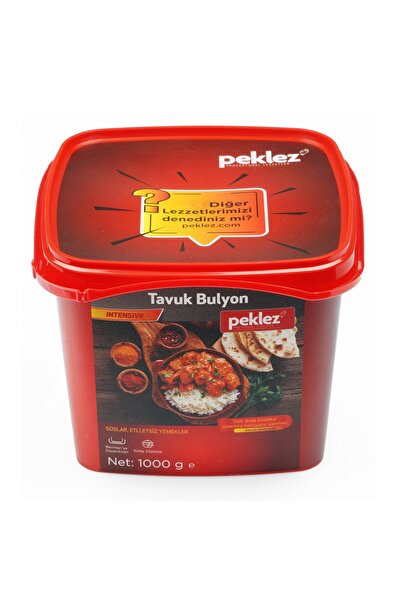 PEKLEZ Tavuk Bulyon Intensive 1 kg - Konsantre Tavuk Aromalı Bulyon Karışımı
