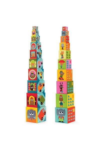 djeco Küpler - 10 Vehicles Blocks