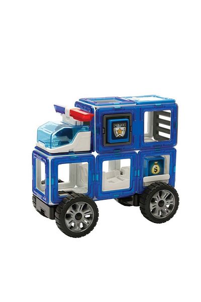 Magformers 50 Piece Magnetic Police Set