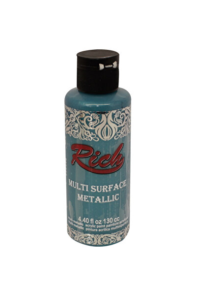 Rich Multi Surface Metalik Boya 130 Cc Turkuaz 6532