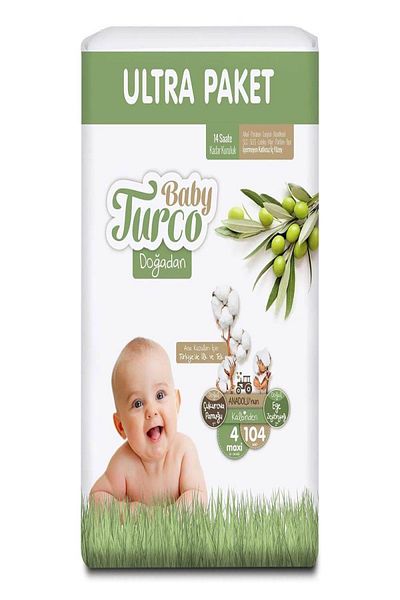 MELFSHOP Turco Ultra Maxi Baby Bag - No:4 104Pcs