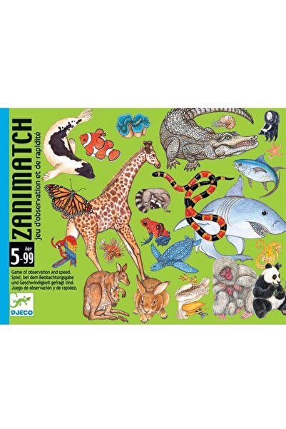 djeco ألعاب بطاقات Zanimatch