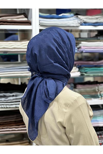PİRAMİT Jacquard Checker Scarf