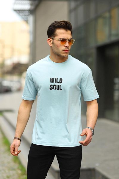 comstar Ανδρικό μπλουζάκι με στάμπα Wild Soul Oversize