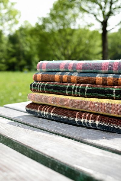 Medi Home Set de 3 cârpe de masă cu model în carouri - picnic și cârpă de masă