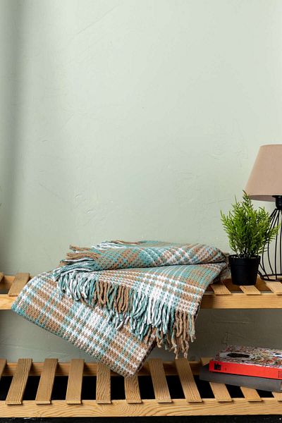 FH finehome Green Karow Scotch Blanket - 180X220