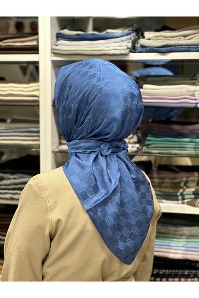 PİRAMİT Jacquard Checker Scarf