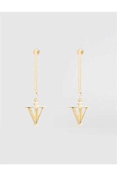 İLVİ Liviu Kadın Küpe Altın Renk