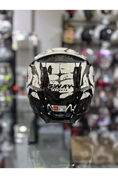 Sway 820 Beast Gümüş Vizör