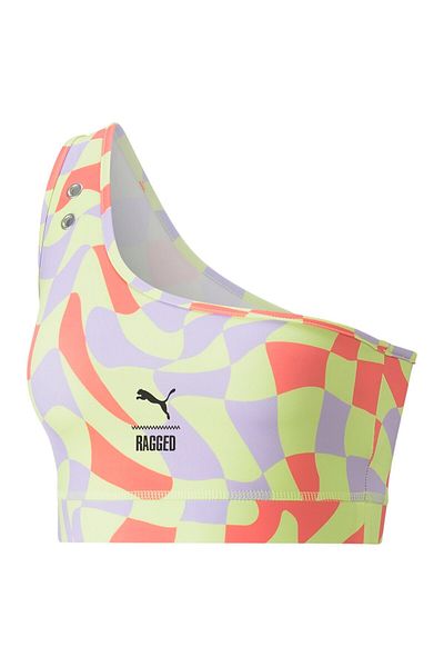 Puma X Trp Aop Crop Top Lily Pad-aop