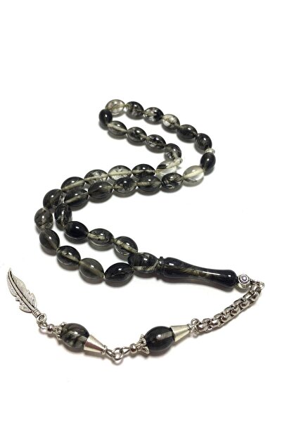 TESBİHKENTİ Chihlimbar pulbere de culoare neagră ondulată