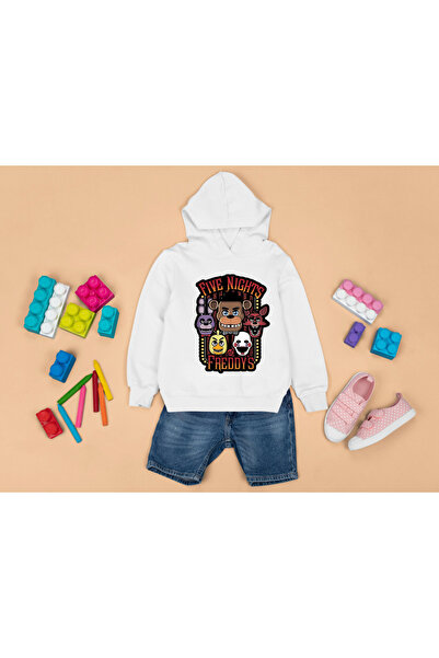 MAGORS NOUĂ HANORACĂ IMPRIMATĂ FNAF, FĂRĂ BUSTE, 3 fire, pentru copii