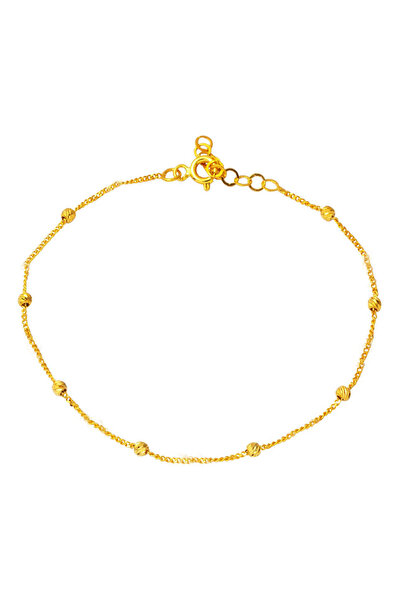 Bilezikci Top Altınlı 14 Ayar Zincir Bileklik