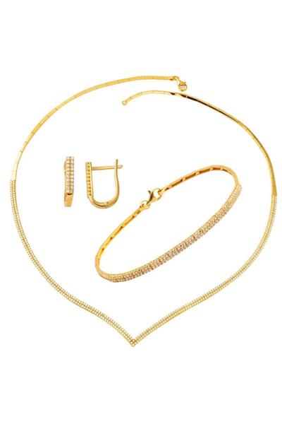 Bilezikci Ve Suyolu 14 Ayar Altın Set Takımı