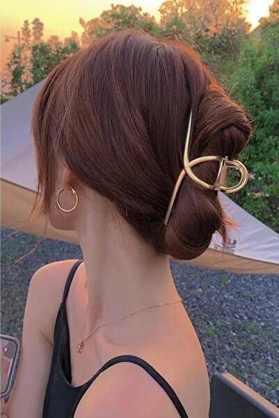 ELMATOLYE Stylish Women's Peg -GoldColored FiguredMetalKnot