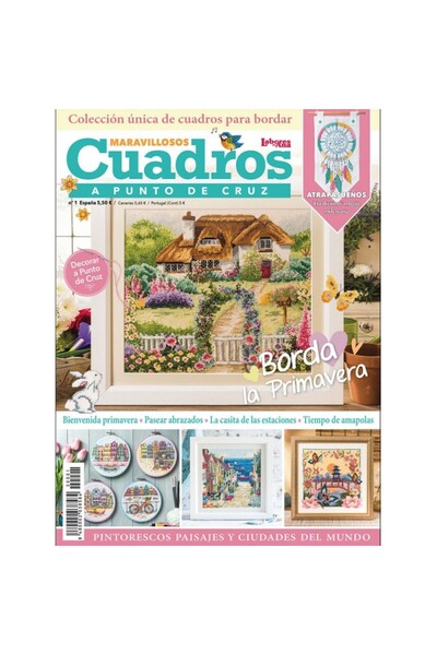 Labores de Ana Revista punto de cruz Maravillosos Cuadros No 1