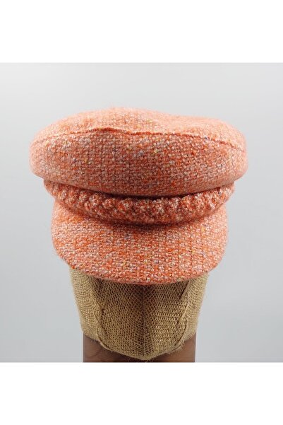 BALIENTE Помаранчева вовняна кашкетка Жіночий капелюх