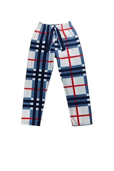 Kadın Kışlık Yeni Model Desenli Alt Polar Pijama