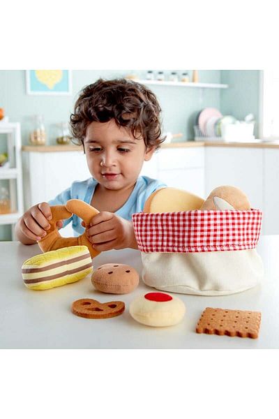 Hape Toddler Toy Bread And Basket