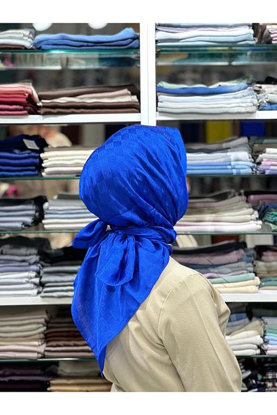 PİRAMİT Jacquard Checker Scarf