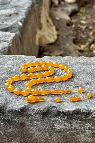 TESBİHKENTİ Barlak Signature Κεχριμπάρι Ροζάριο με Μπατίμιν Πατίνα