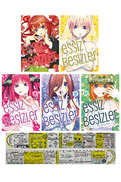 Gerekli Şeyler Yayıncılık Eşsiz Beşizler 6-7-8-9-10. Ciltler Manga Seti + Mat...