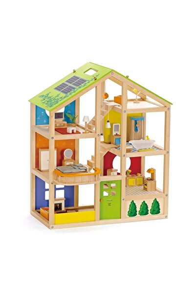 Hape 4 Mevsim Mobilyalı Oyuncak Ev