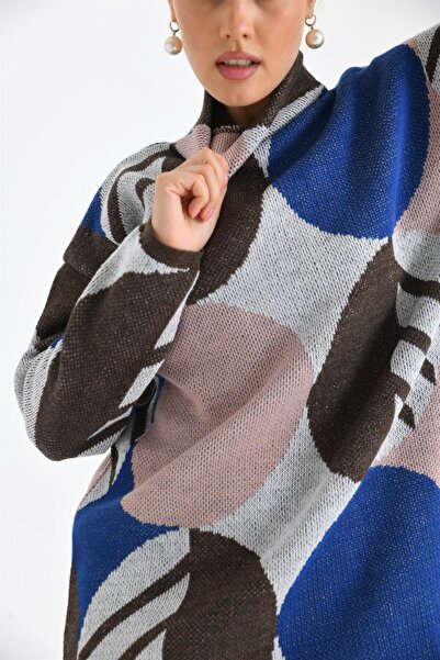 FTZ WOMEN Γυναικεία μπλούζα με γιακά καφέ 20042