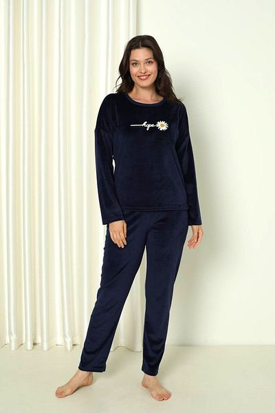 SEBOTEKS Set de pijamale de damă din catifea cu textura moale 20820